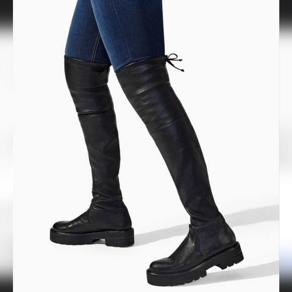 NEW STUART WEITZMAN LOWLAND ULTRALIFT  PLATFORM BOOT SIZE 6.5 - Picture 8 of 13